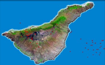 Lista eventos Sísmicos en Canarias desde 22 Abril 2004